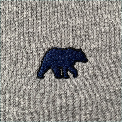 S&H13. Grey Sweatshirt. Midnight Navy Detail. Limited Edition.