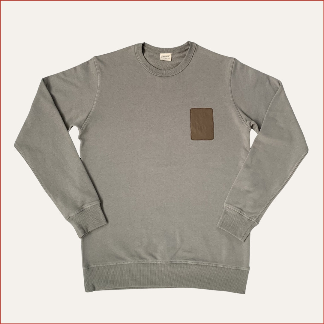 S&H10. Minimalist Pomelo Olive Sweater. Tan Detail. (Very) Limited Edition.