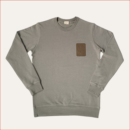 S&H10. Minimalist Pomelo Olive Sweater. Tan Detail. (Very) Limited Edition.