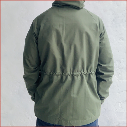 Khaki Parka with contrast Navy Pocket. (Very) Limited Edition.